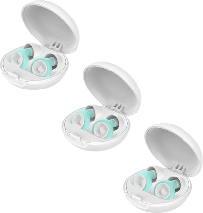 99sheep Comfortable Earplugs for Sleep, Work & Travel - White and green