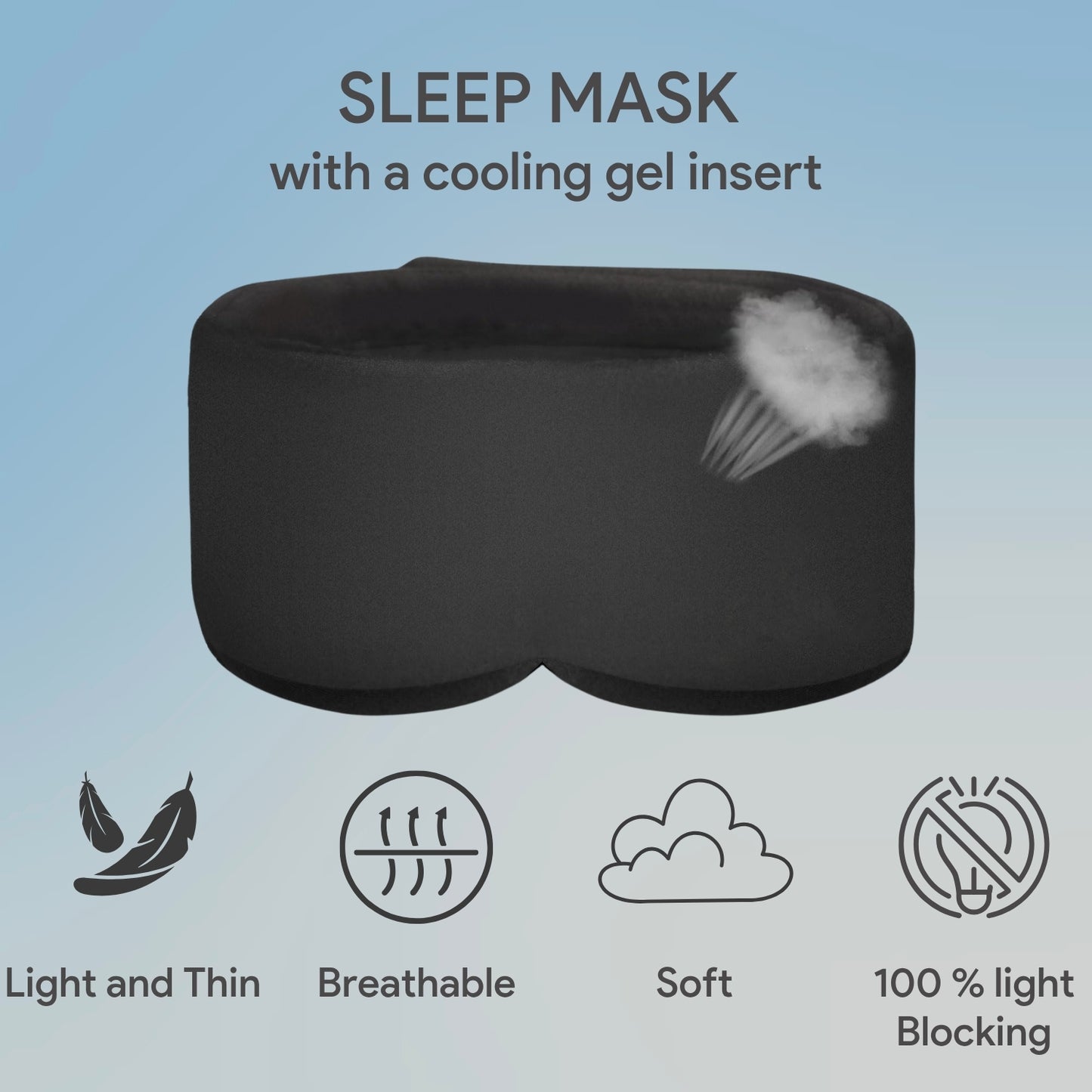 Sleep Mask with Cooling Gel