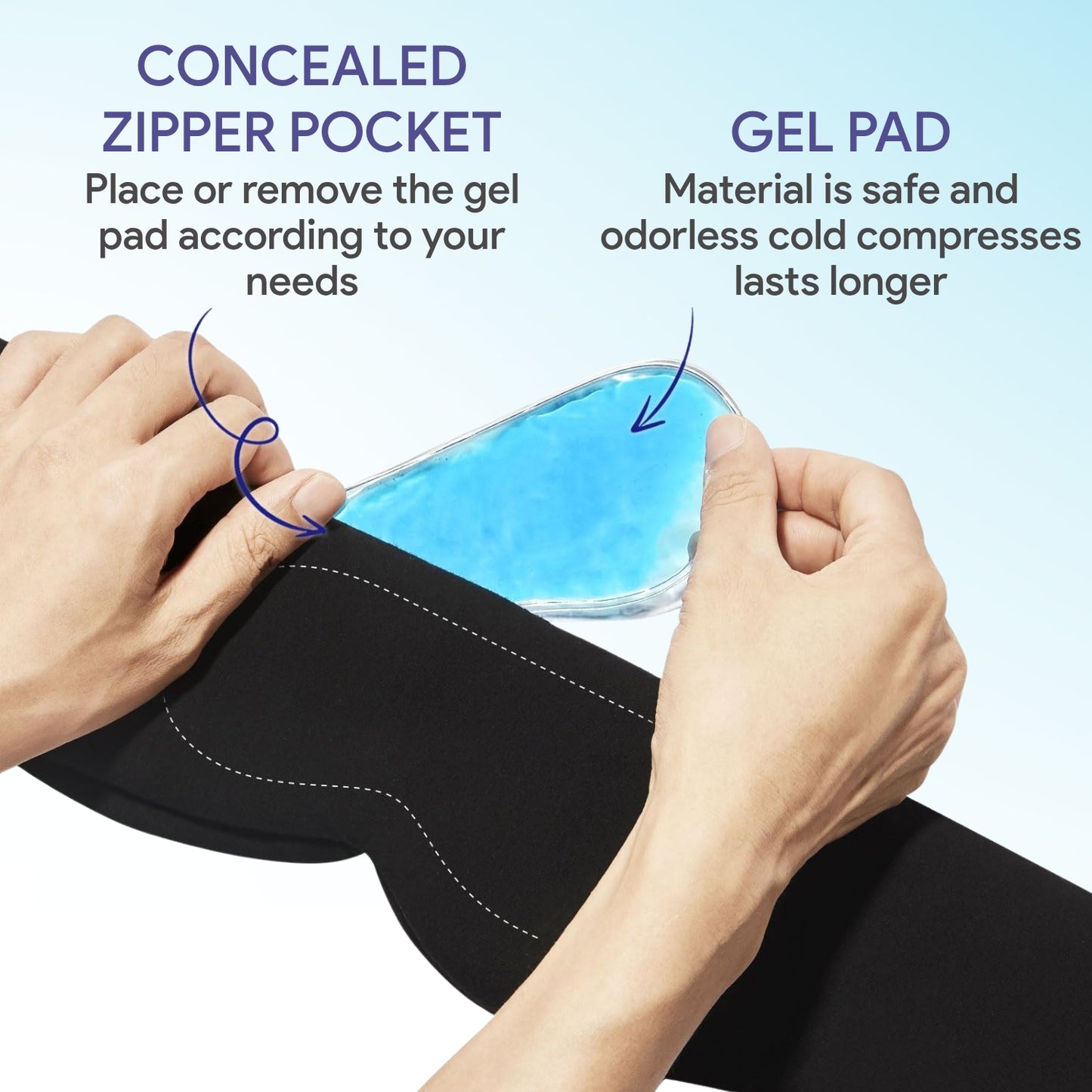 Sleep Mask with Cooling Gel