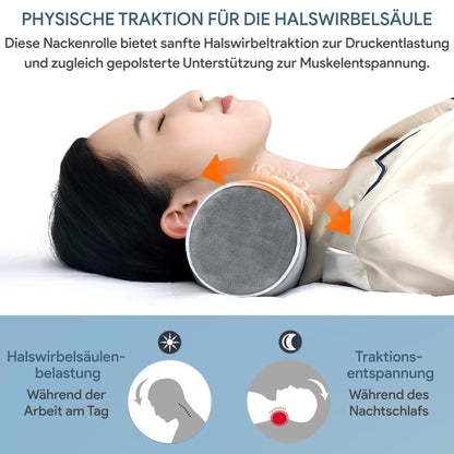 Orthopädisches Stützkissen für Nacken und Rücken – 43 × 10 cm – EU –
