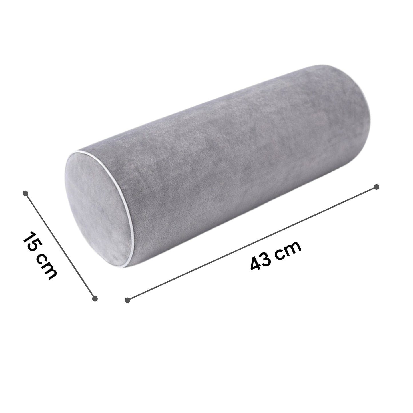 Orthopädisches Stützkissen für Nacken und Rücken – 43 × 15 cm – EU –