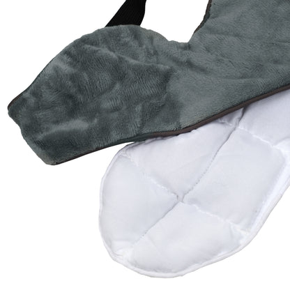 Beschwerte Schlafmaske mit herausnehmbaren Einsätzen