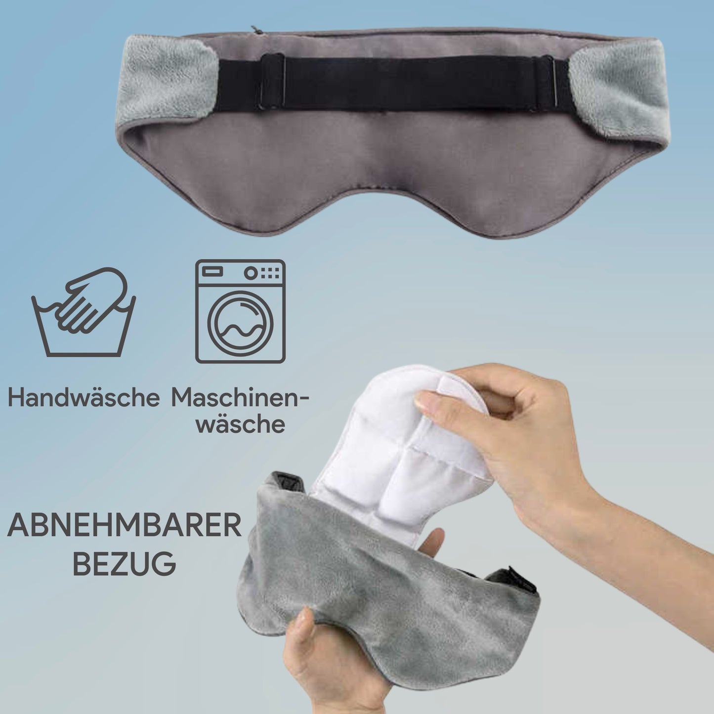 Weighted Sleep Mask with Removable Inserts -EU-