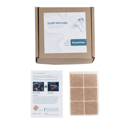 Natürliche Schlafpflaster zur einfachen, medikamentenfreien Linderung von Schlaflosigkeit