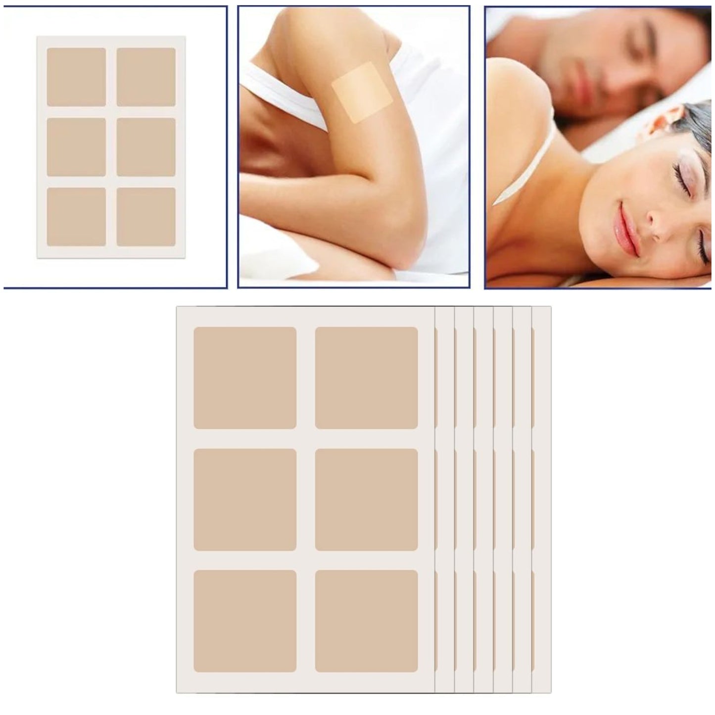 Natürliche Schlafpflaster zur einfachen, medikamentenfreien Linderung von Schlaflosigkeit