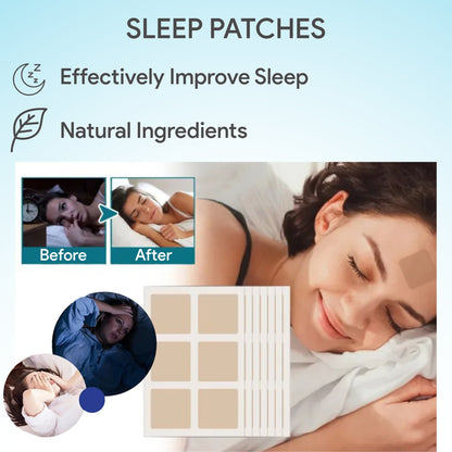 Natürliche Schlafpflaster zur einfachen, medikamentenfreien Linderung von Schlaflosigkeit