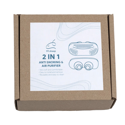 2-in-1-Anti-Schnarch-Gerät und Luftreiniger für besseren Schlaf