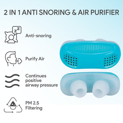 2-in-1-Anti-Schnarch-Gerät und Luftreiniger für besseren Schlaf