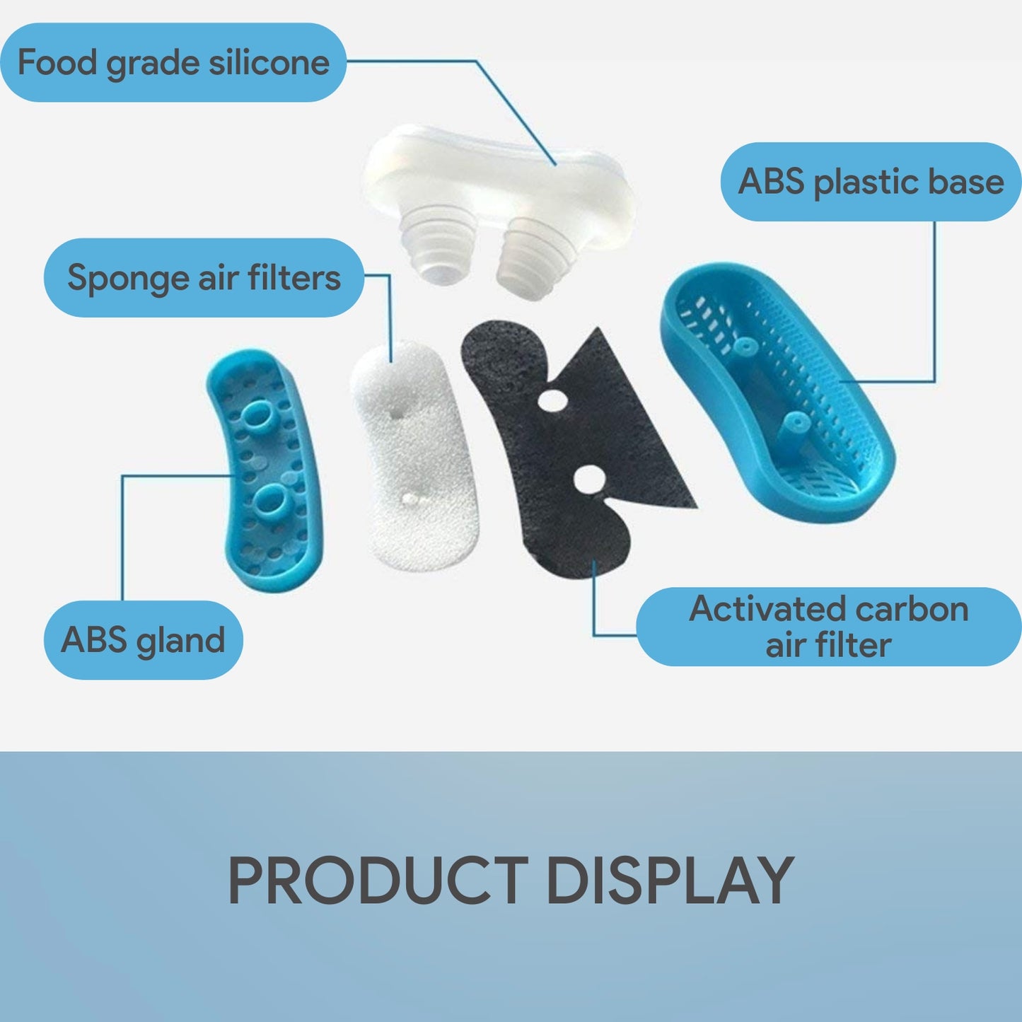 2-in-1-Anti-Schnarch-Gerät und Luftreiniger für besseren Schlaf