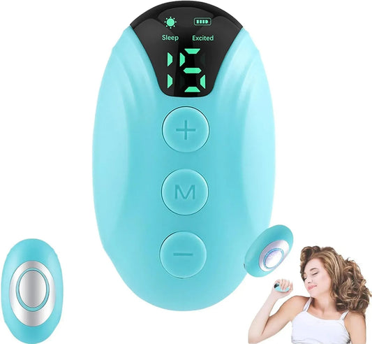 SleepAid Pulse Stimulation Microcurrent EMS Device – Portable Sleep Improvement Gadget -EU-