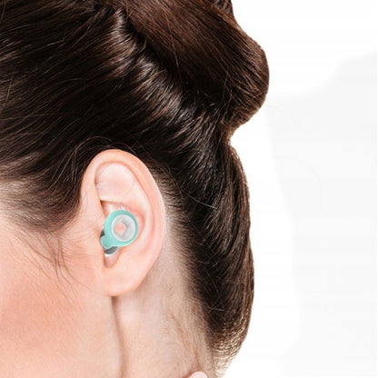 Comfortable Earplugs for Sleep, Work & Travel - White and green